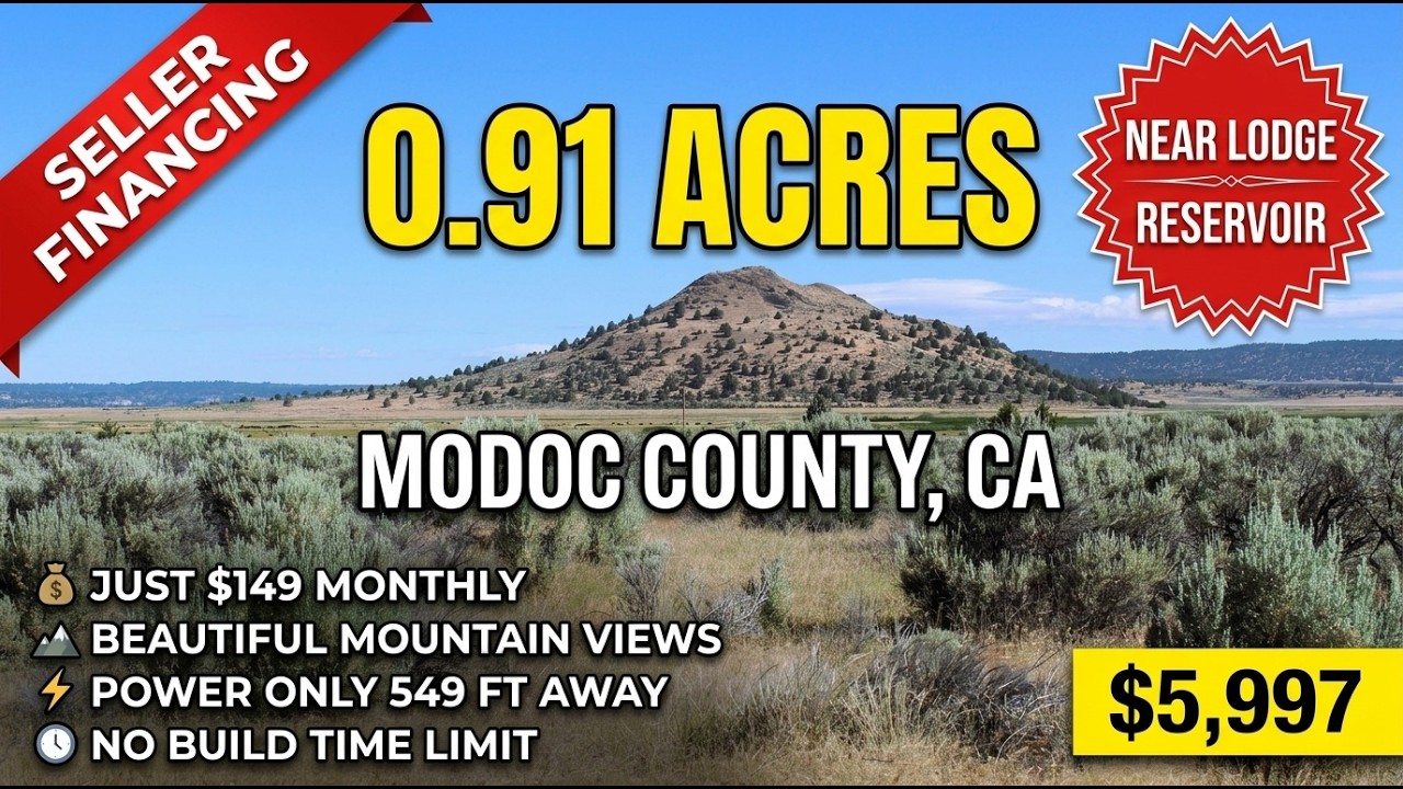 0.91 Acre Mountain View Retreat in CA Pines For Sale &ndash; $299 Down Seller Financing Available! 24044