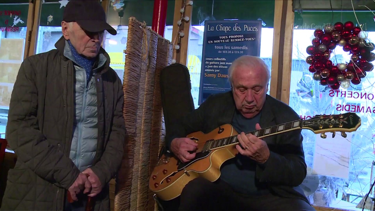 Charles Aznavour à la Chope des Puces
