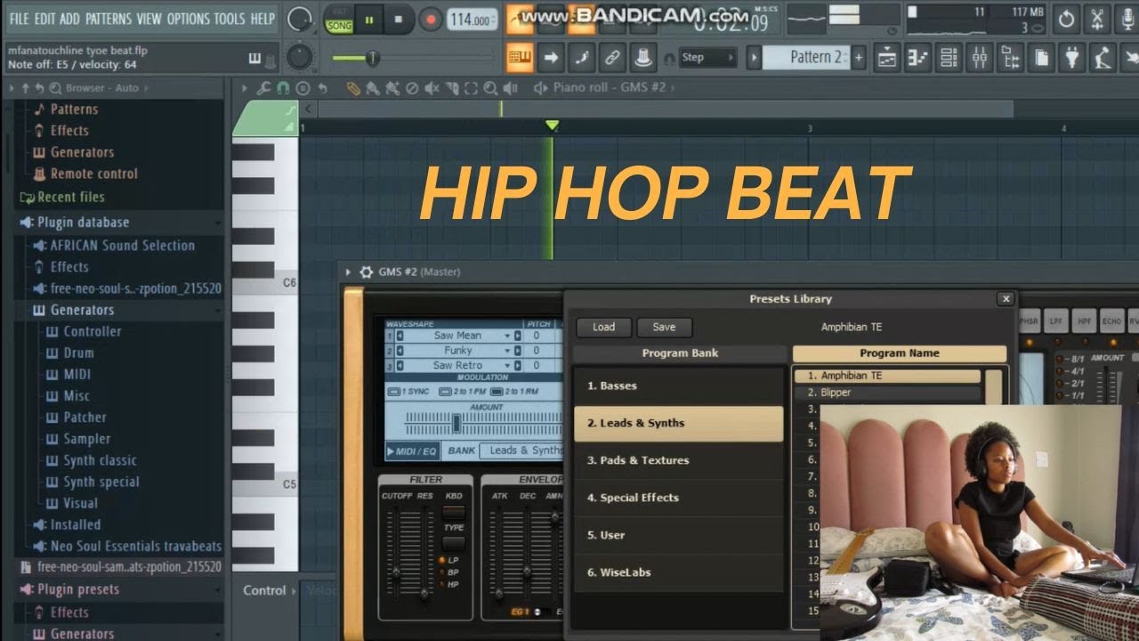 Making an Mfanatouchline beat on FL Studio ! Tell him to hit me up guys