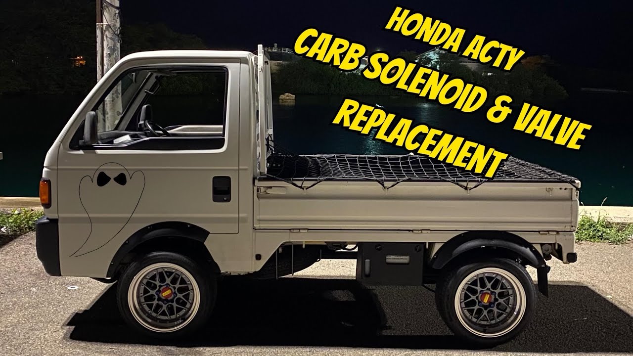 Honda ACTY Carb Solenoid valve replacement how to!