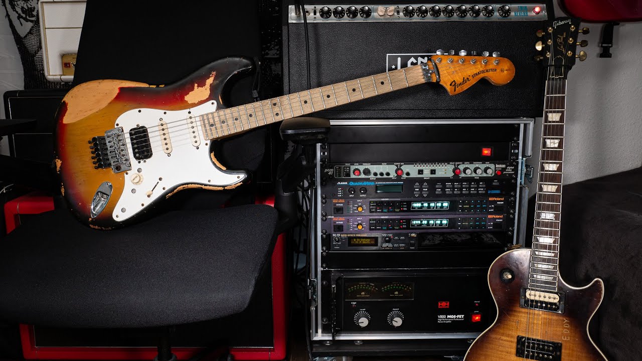 2x SDE3000 Delays in an 80s Guitar Rack