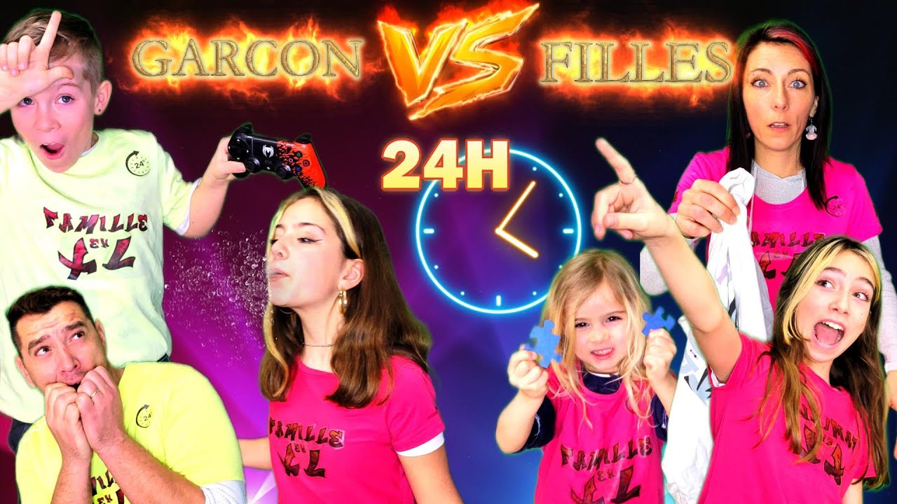 24h Filles VS Garçons