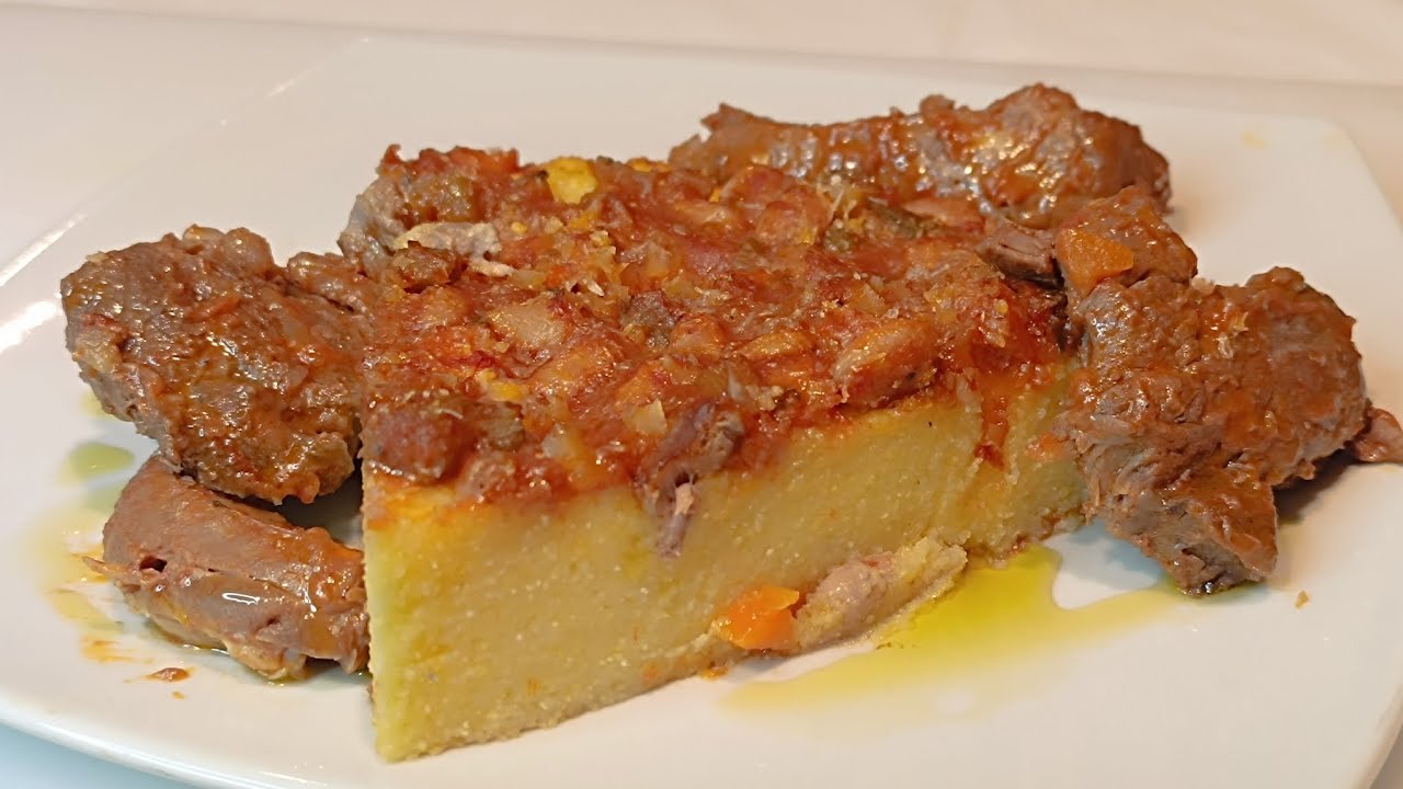 POLENTA calda Guarnita alla romagnola come faceva mia mamma in montagna