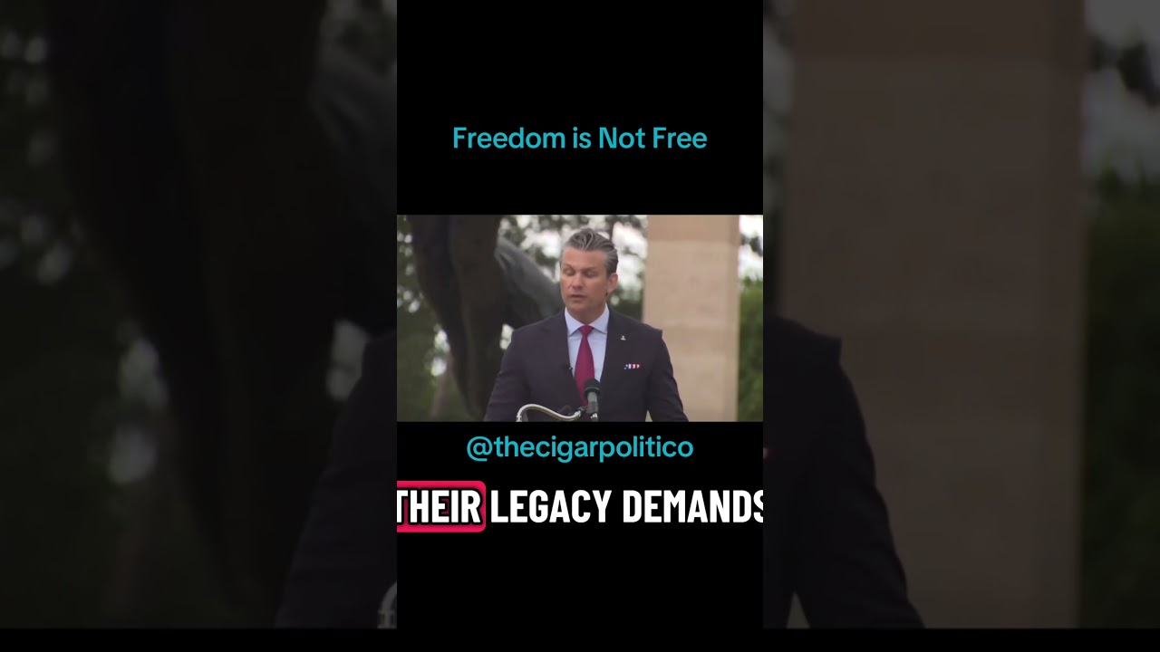 Hegseth Visits Normandy #thecigarpolitico #news #uspolitics #freedom #europe #dday #politics