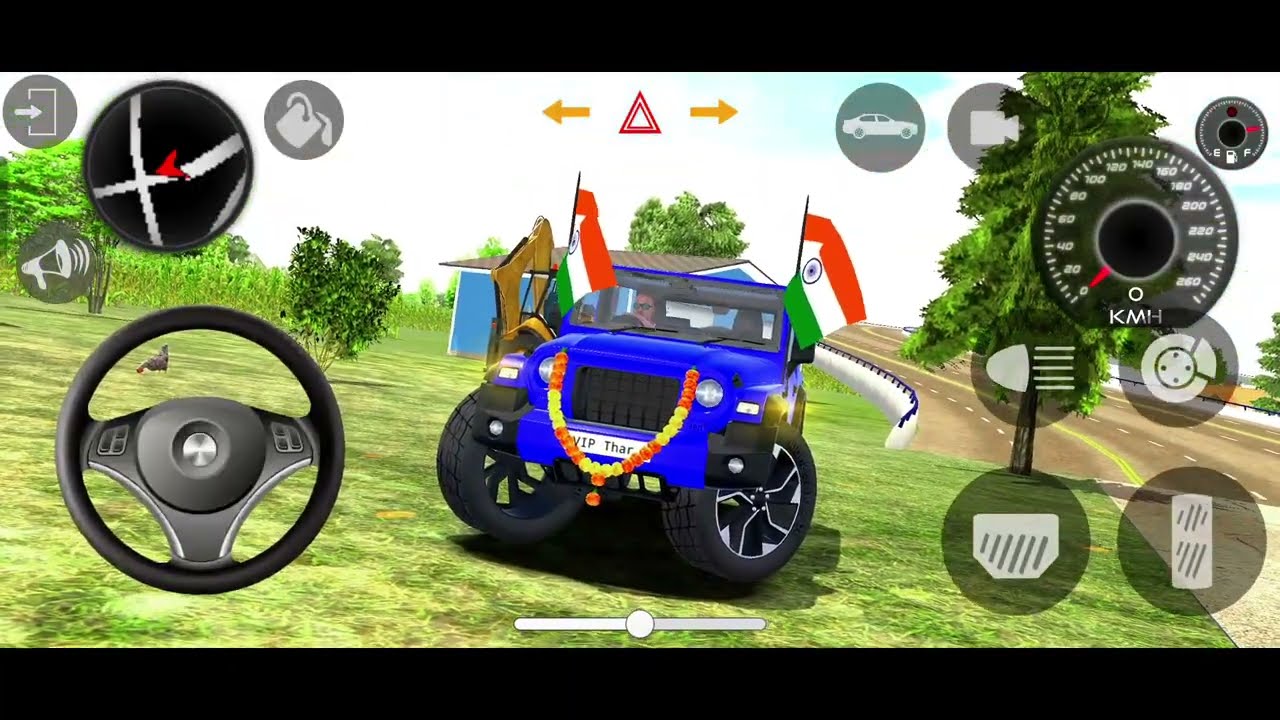 Modified Mahindra Thar😈Games:Indian Blue Thar (Gadi Wala Games) Car Game Android Game - #2025