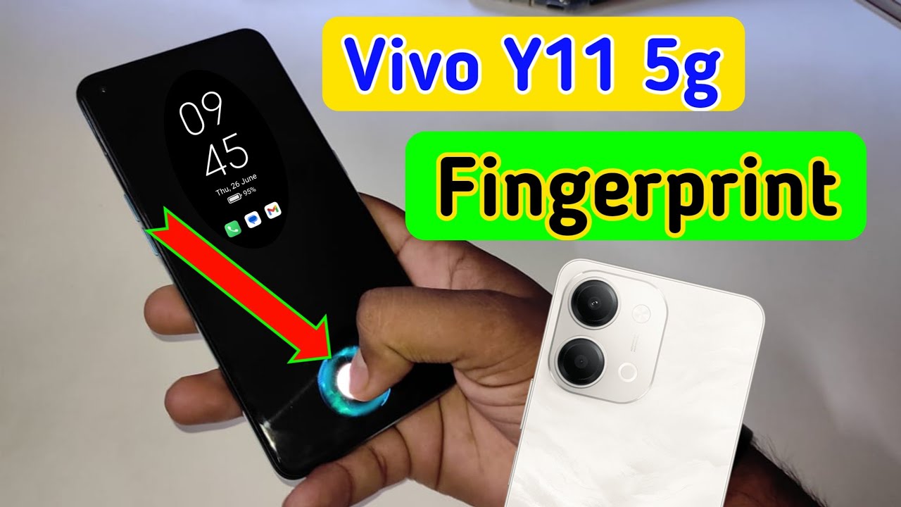 Vivo y11 in display fingerprint setting/Vivo y11 5G fingerprint screen lock/fingerprint sensor