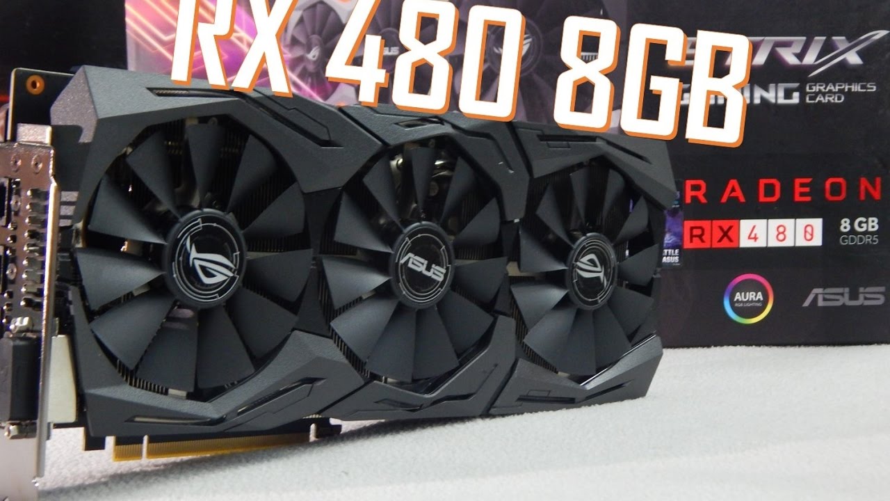 Asus ROG Strix AMD RX 480 8 GB (VR Ready 2017)