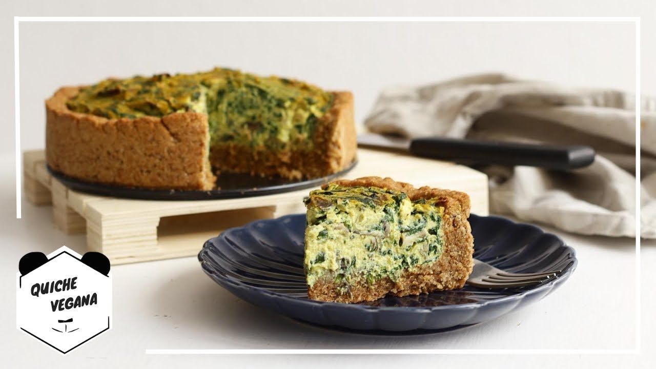 QUICHE VEGANA de ESPINACAS | Living Like A Panda