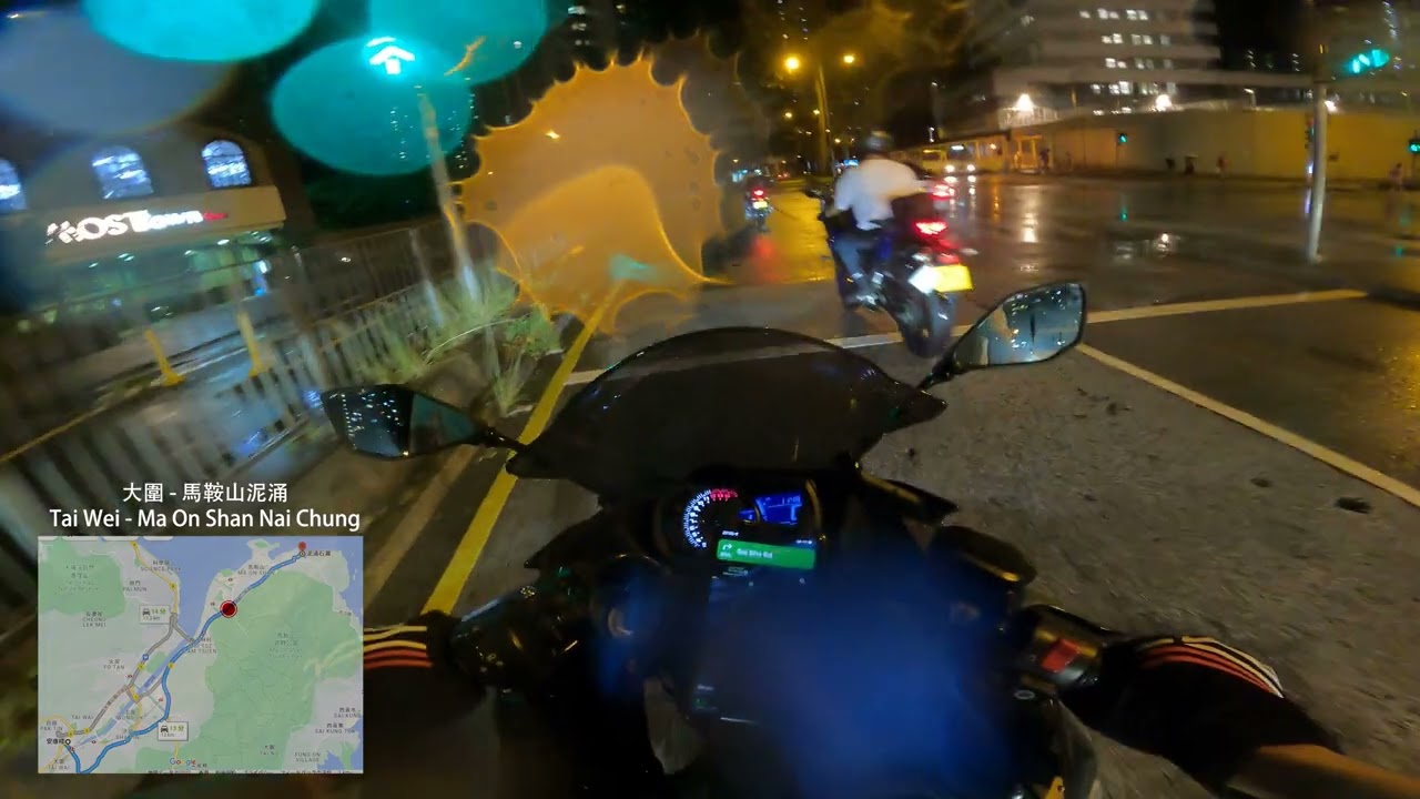 082022 大圍-馬鞍山泥涌POV NINJA400電單車 Motorcycle Driving Hong Kong 4K