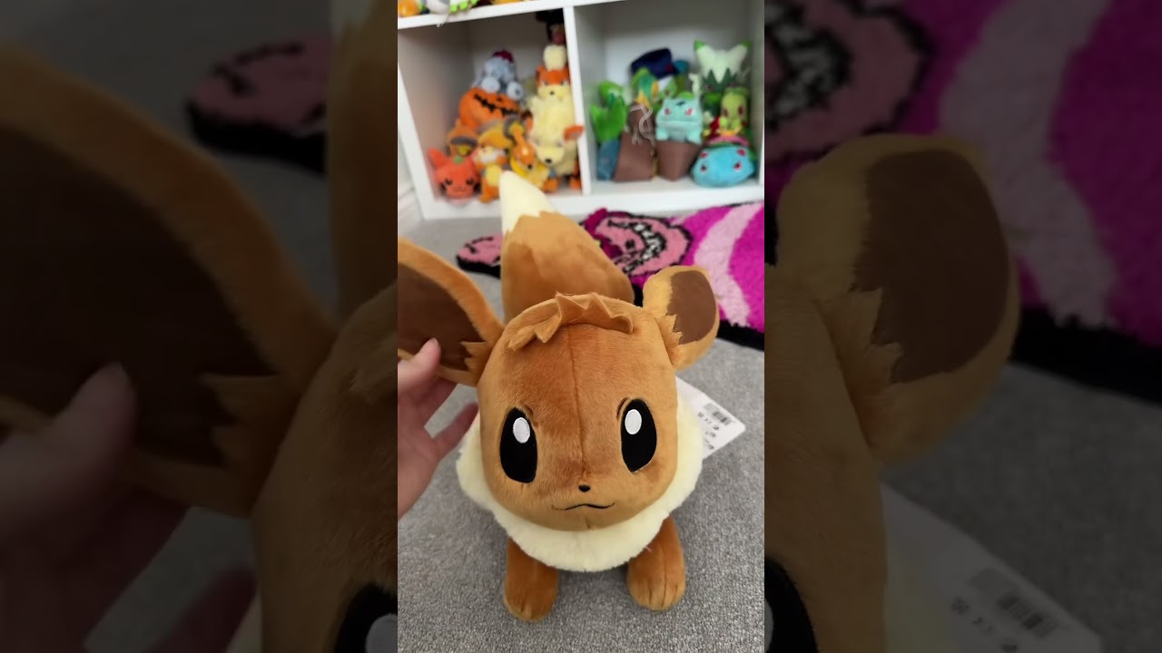 Life size eevee vs life size sylveon #eevee #pokemon