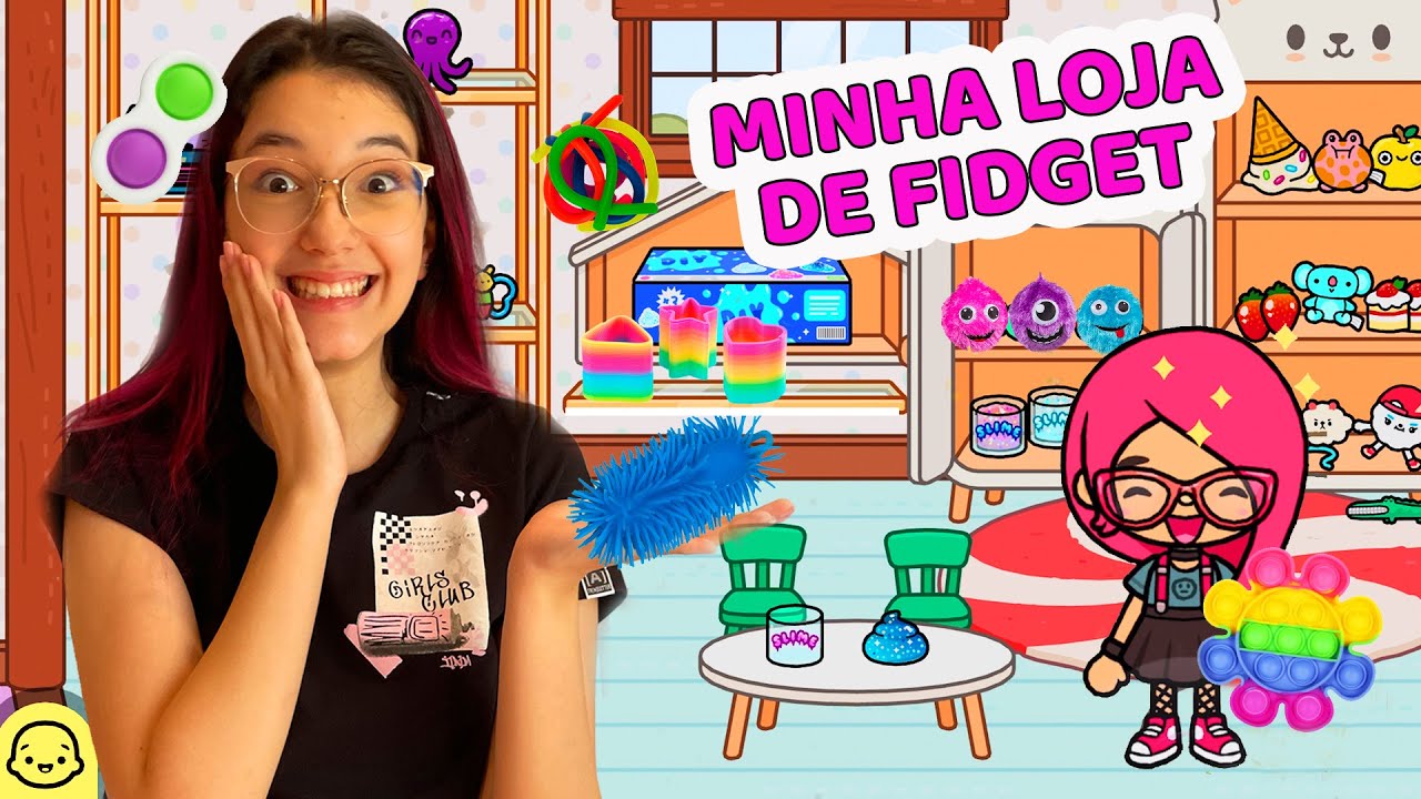 LOJA de FIDGET TOYS da LULUCA no TOCA LIFE WORLD | Fam&iacute;lia Luluca