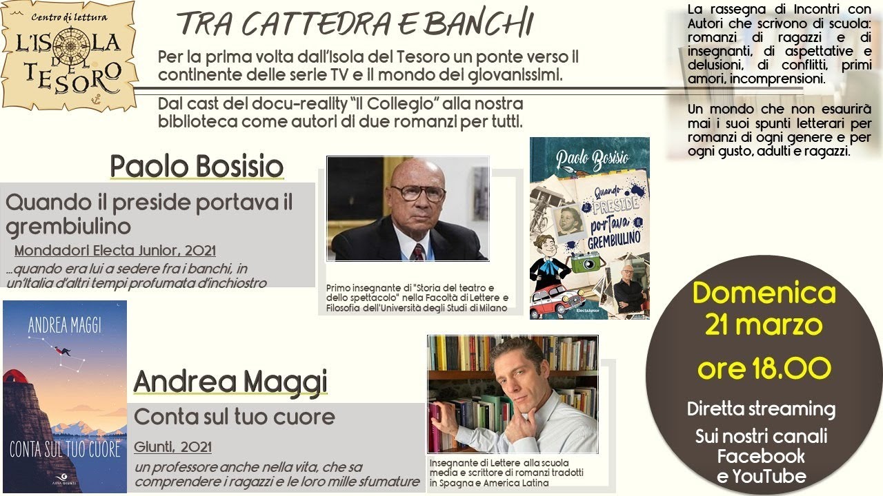 Incontro con Paolo Bosisio e Andrea Maggi