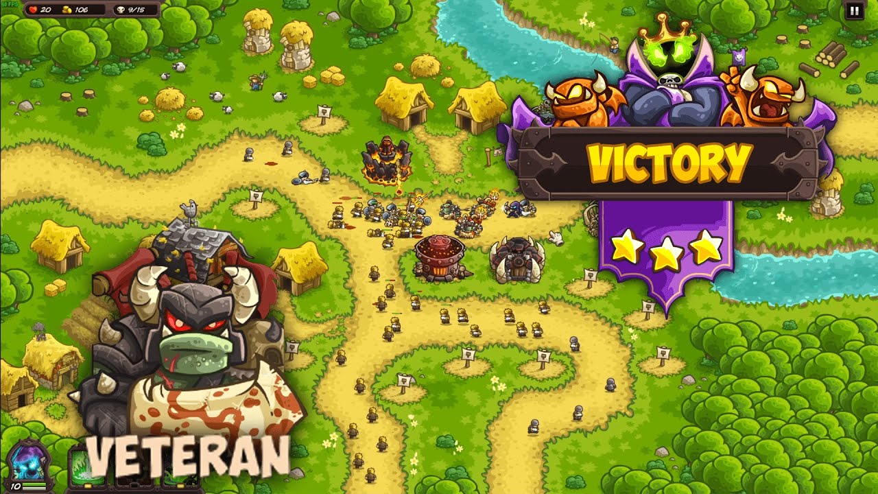 Otil Farmlands | Veteran | 3 Stars | Kingdom Rush Vengeance