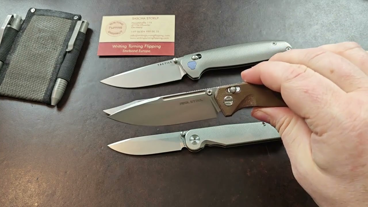 Tactile Knife - Rockwall, Maverick und Bexar - so verschieden, und doch so viel gemeinsam