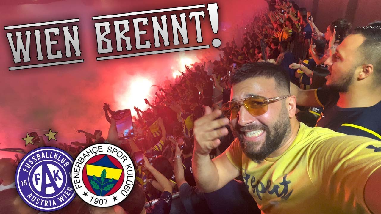 Austria Wien vs. Fenerbahce 😱 DAS STADION BRENNT! 🥵🔥 #stadionvlog  #fenerbahçe  #europaleague