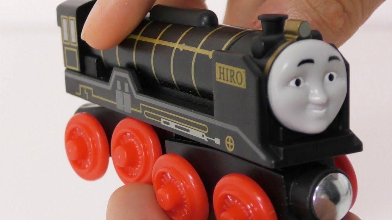 Hiro Wooden Train Toys Thomas the Tank Engine Unboxing review & first run きかんしゃトーマス　ヒロ 木製