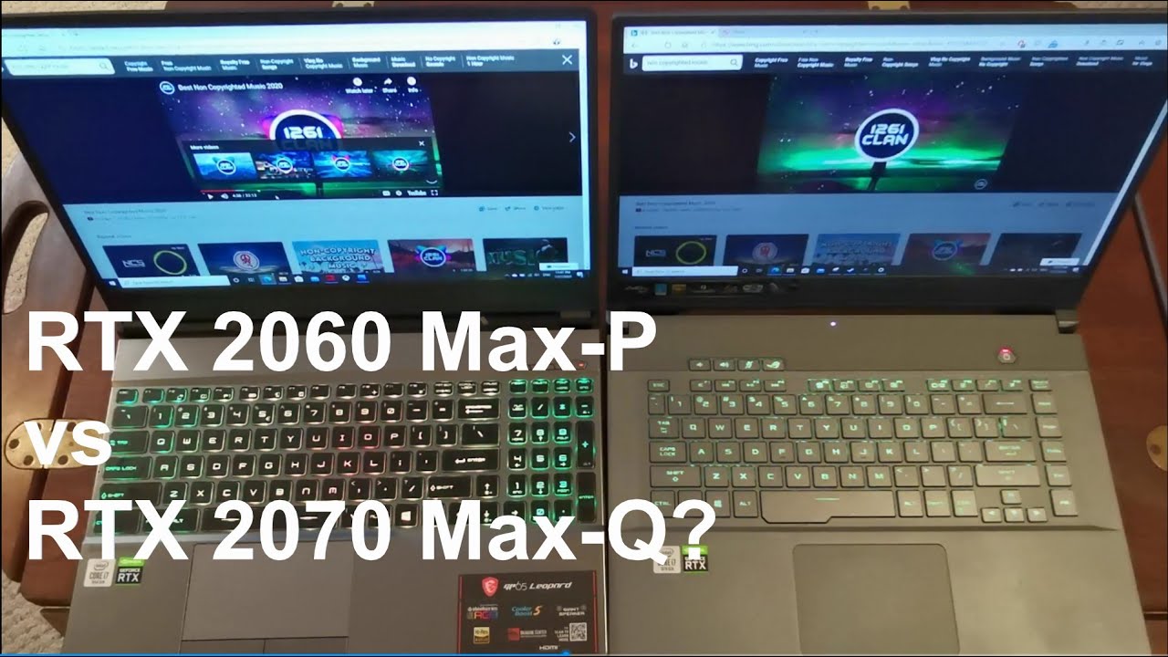 Asus ROG Zephyrus M15 2070 max-q vs MSI GP65 Leopard 115w 2060 max-p Detailed Review/Comparison