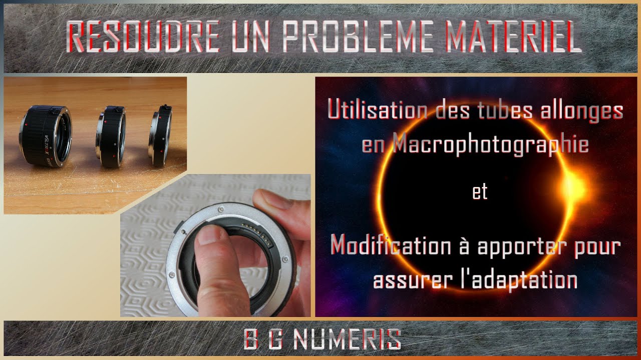 TUTORIEL SUR LES TUBES ALLONGES