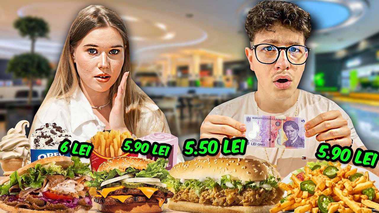 CE POTI MANCA de la FAST-FOOD cu 5 LEI - ?!