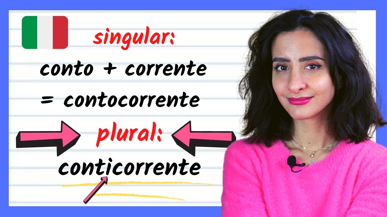 ITALIAN COMPOUND NOUNS (Nomi Composti) - How to Compose Them and How to Form their PLURAL!