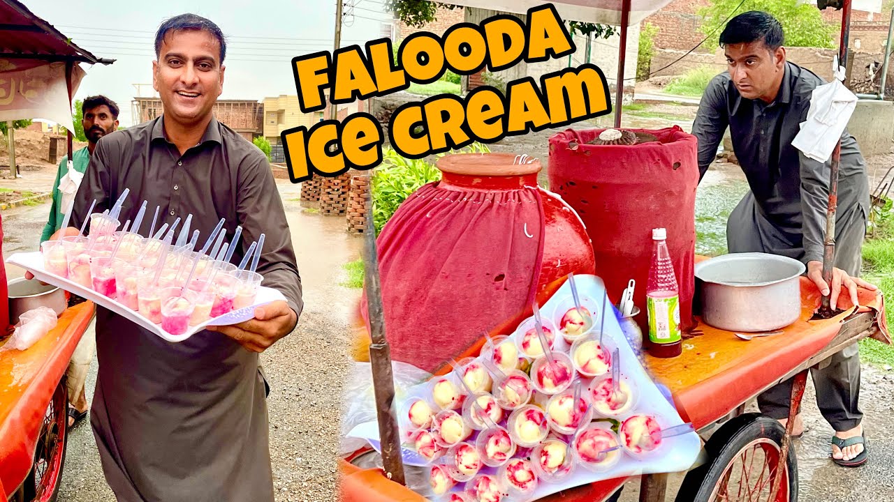 Aray Wah/Barish Mei Ice cream aor Falooda 😋😀