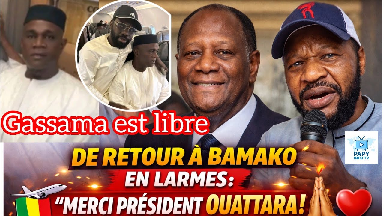 🇲🇱 Retour à Bamako : Mamadou Hawa Gassama en larmes remercie le Président Ouattara