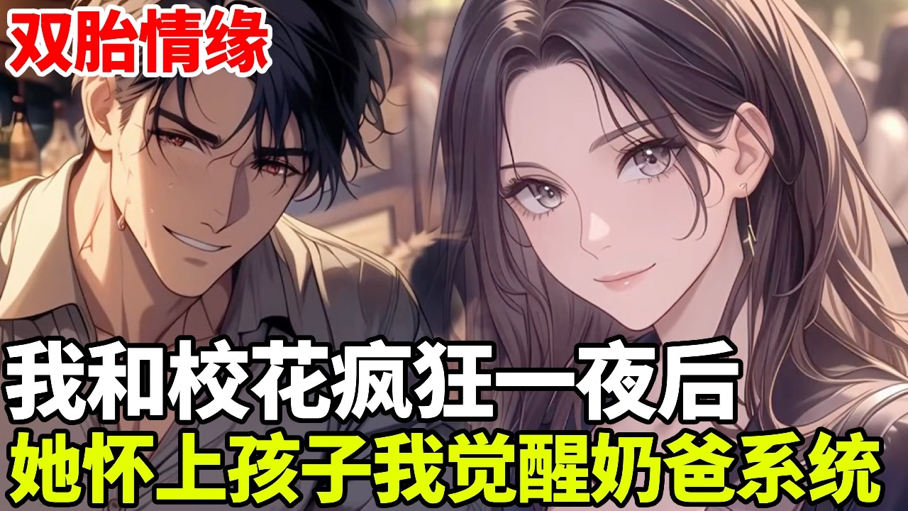 🔥【首播】《双胎情缘》💥：校花明明讨厌所有男人，竟然对我情有独钟，一夜疯狂过后她竟然怀上了龙凤胎，我也觉醒了超级奶爸系统！#二次元 #剧情 #動漫#漫画 #小说 #穿越