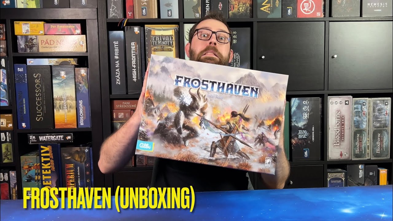 Frosthaven (Unboxing české verze hry)