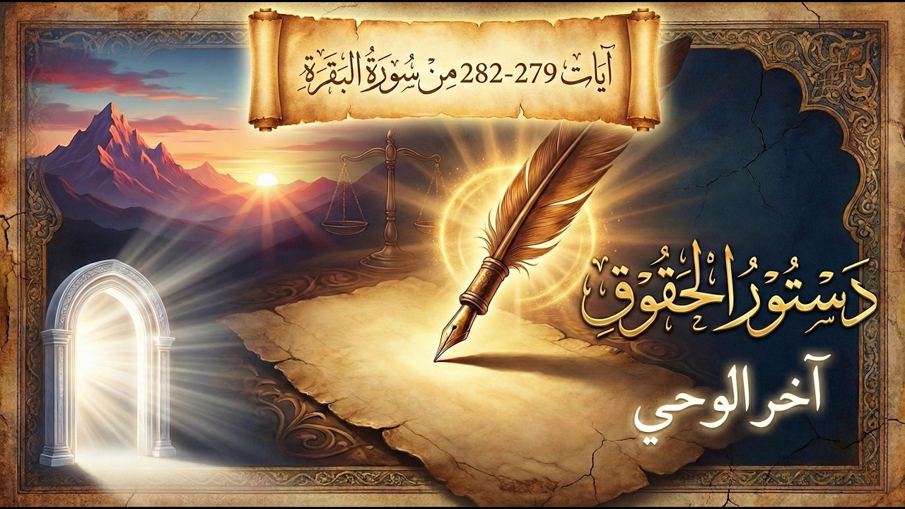 دُسْتُورُ الأَمْوَالِ وَلَحْظَةُ الوَدَاع | تدبر سورة البقرة (279-282)