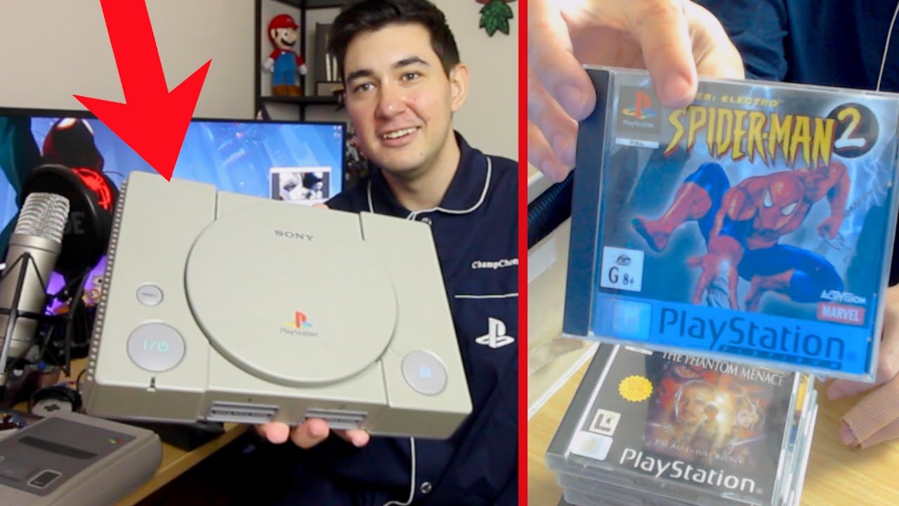 I found my PLAYSTATION from 1997... with all my OLD GAMES! (PS1 console)