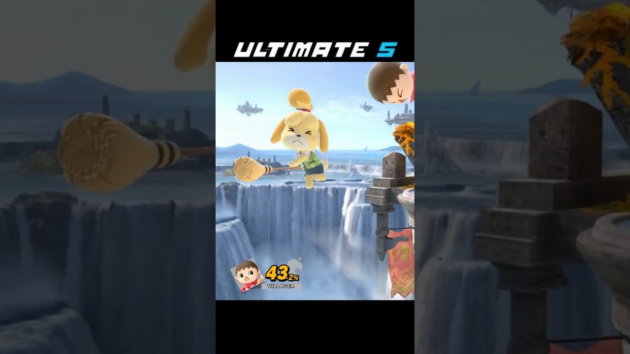 Новый набор приёмов Изабель в Ultimate S (мод Smash Ultimate) #smashbros #smashultimate #isabelle