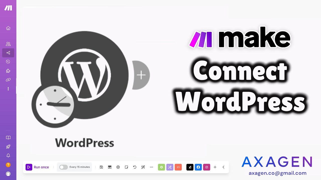 Подключите WordPress к Make.com (настройка ключа API)