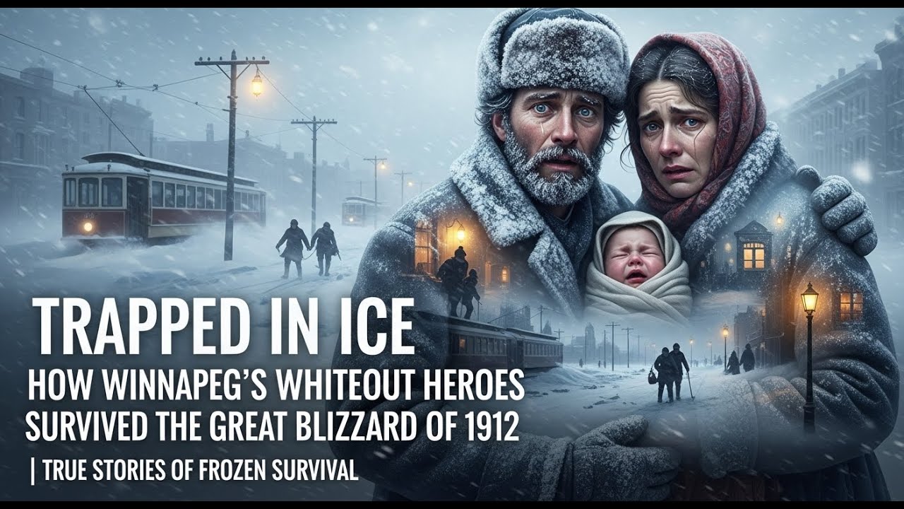 Trapped in Ice: How Winnipeg’s Whiteout Heroes Survived the Great Blizzard of 1912 | Boring History