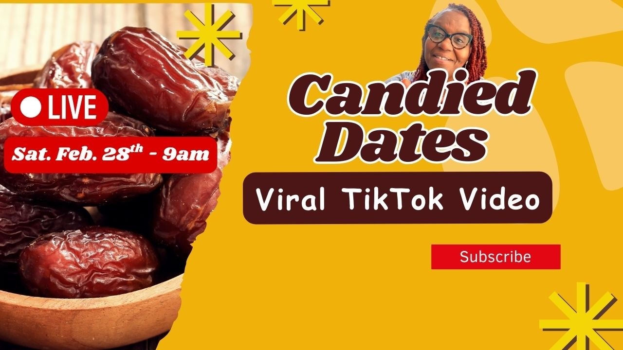 Healthy Date Candy Viral TikTok Video + Pineapple Ginger Energy Drink | Weight Loss Friendly