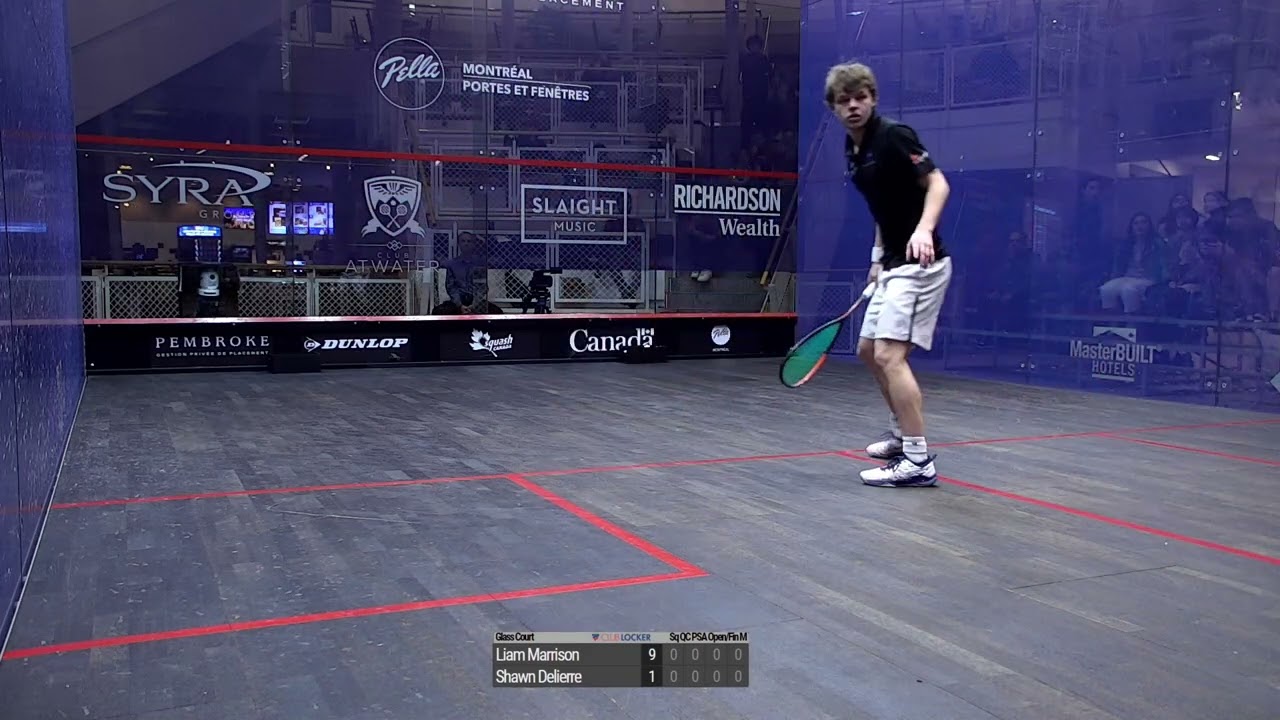 Marrison v. S. Delierre, FinM, Squash Quebec PSA Open (8 May 2023)