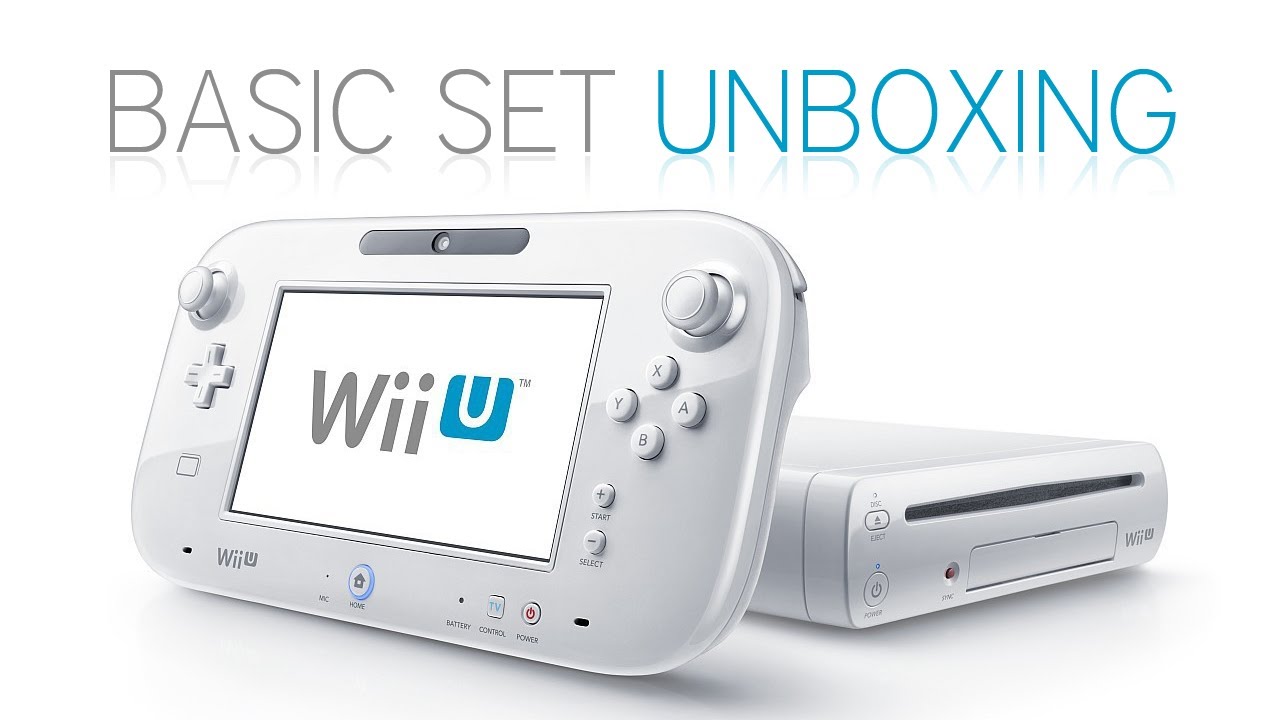 Nintendo Wii U Basic Unboxing (Wii U Basic Edition 