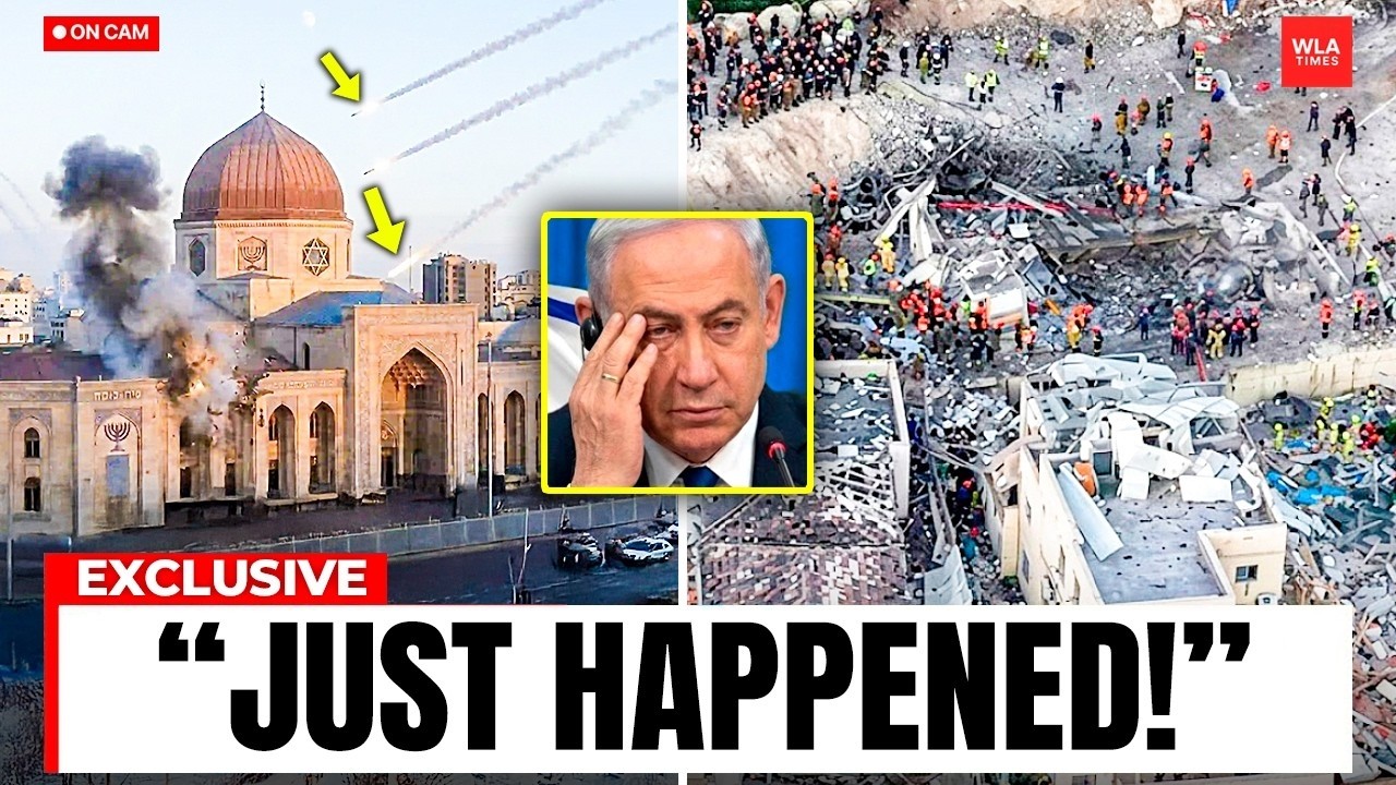 LIVE ON CAM: Israeli Synagogue ERUPTS Amid Iran's Strike On Israeli Soil? | Israel STUNNED?