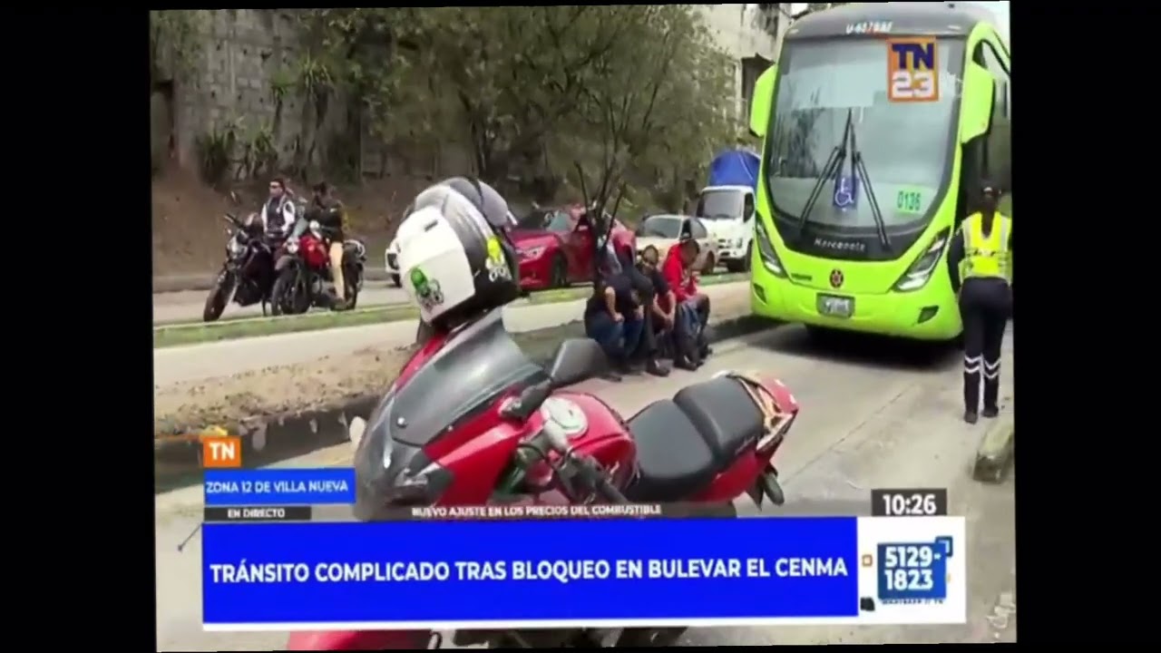 TN 23 bloqueo en Cenma 25/04/2025