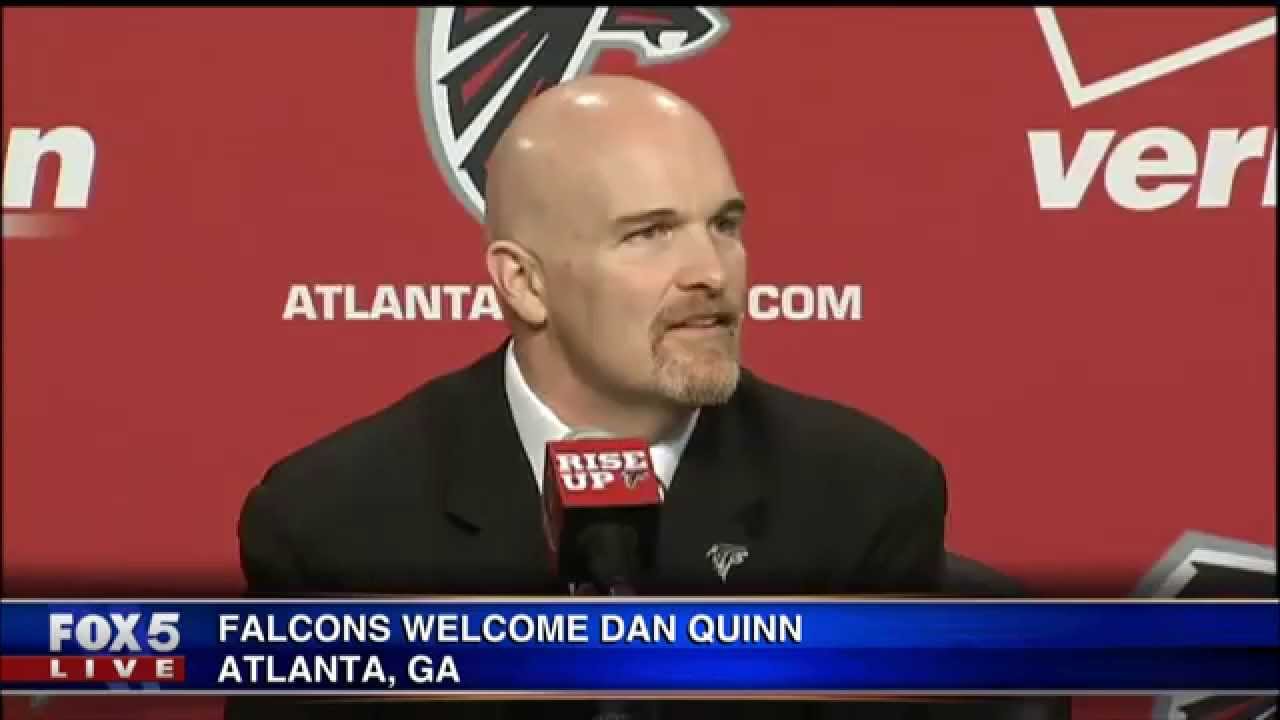 Falcons introduce Dan Quinn as head coach