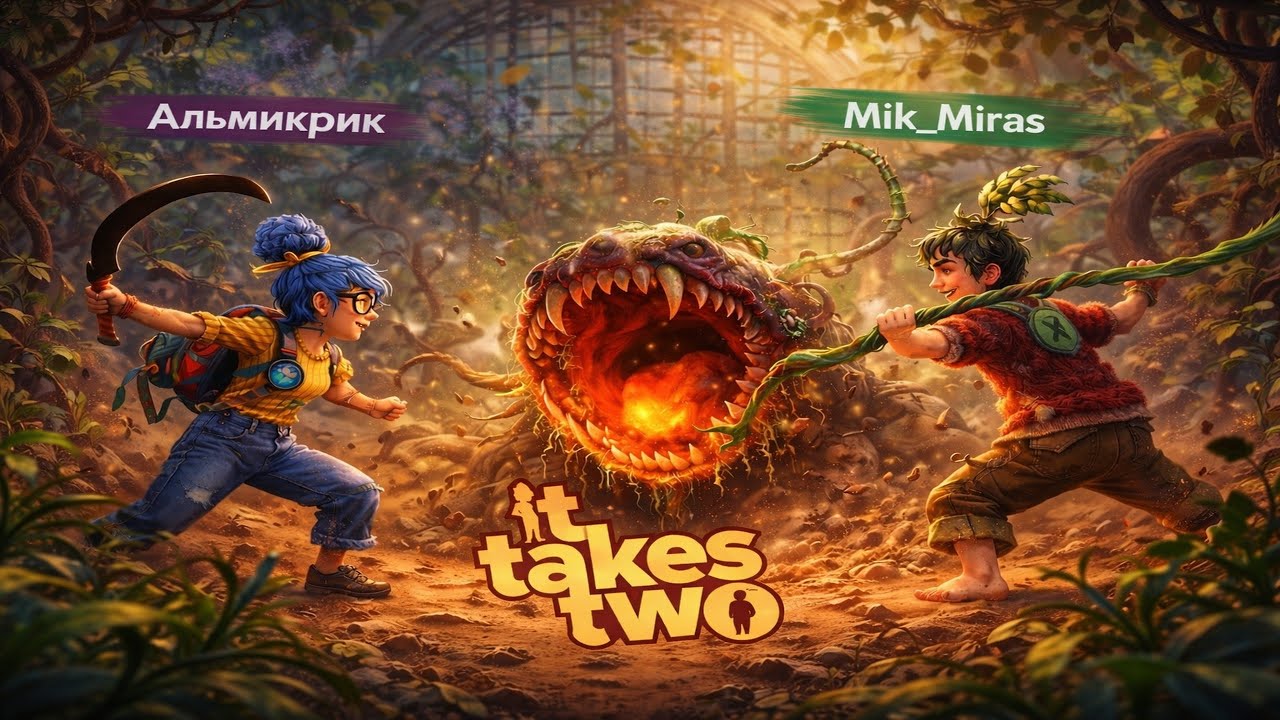 Прохождение it takes two. Часть 11. Глава 6. Сад: умелый огородник. Как победить Землеройку