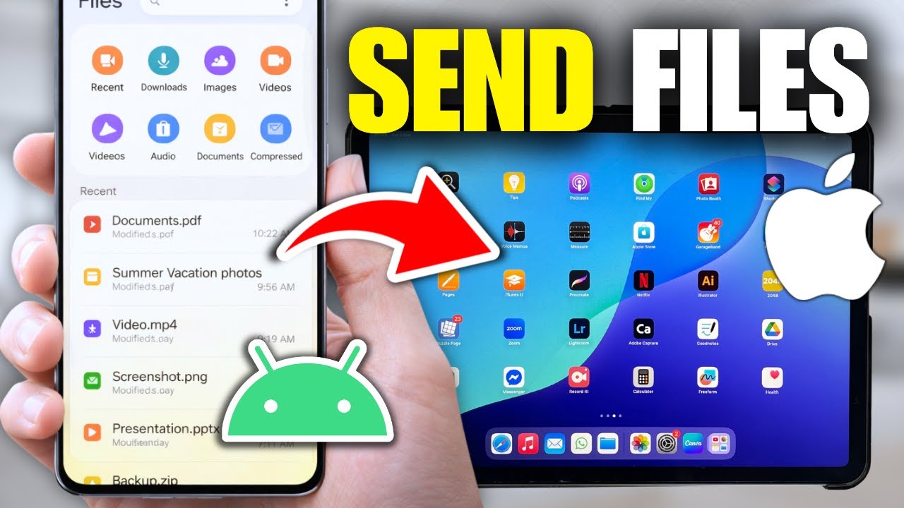 How To Send Files To iPad From Android Phone