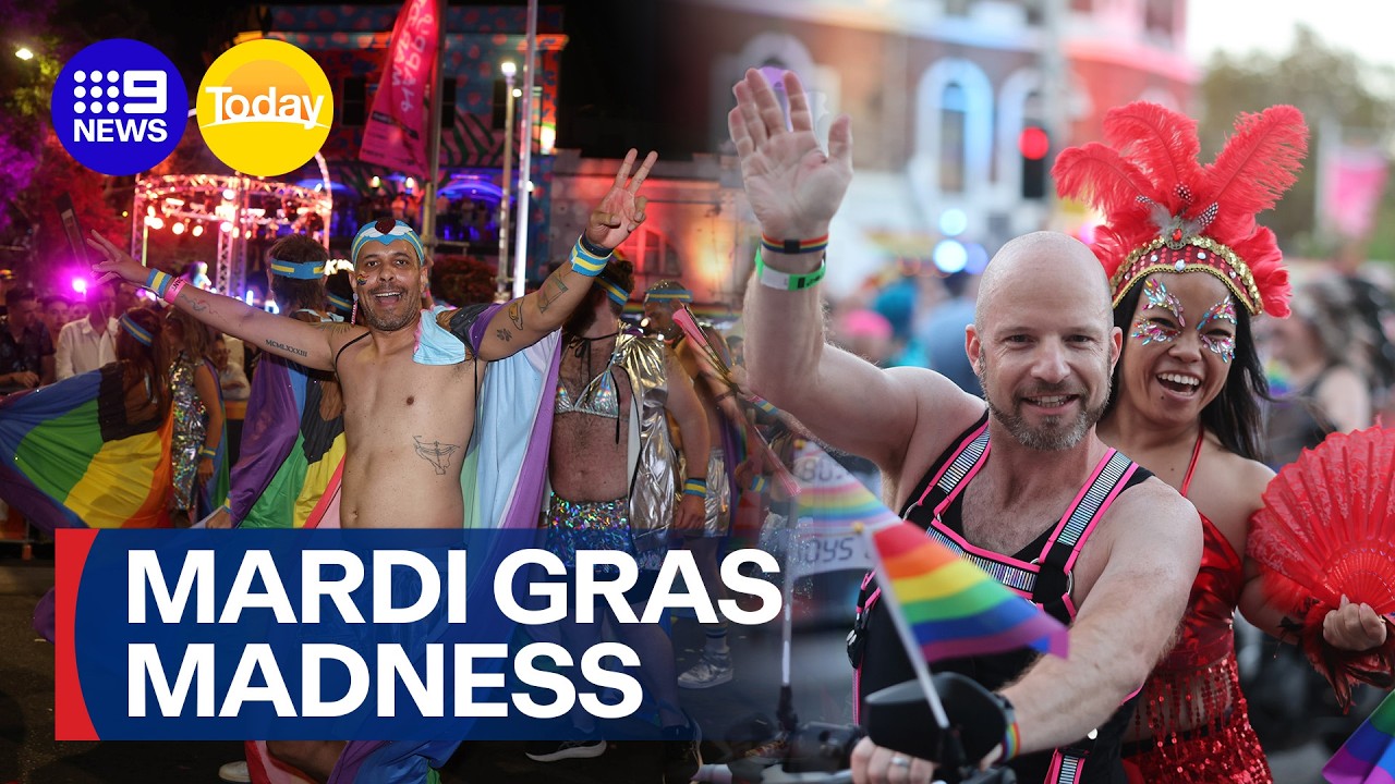 Sydney gets ready to paint the town rainbow for annual Mardi Gras parade | 9 News Australia