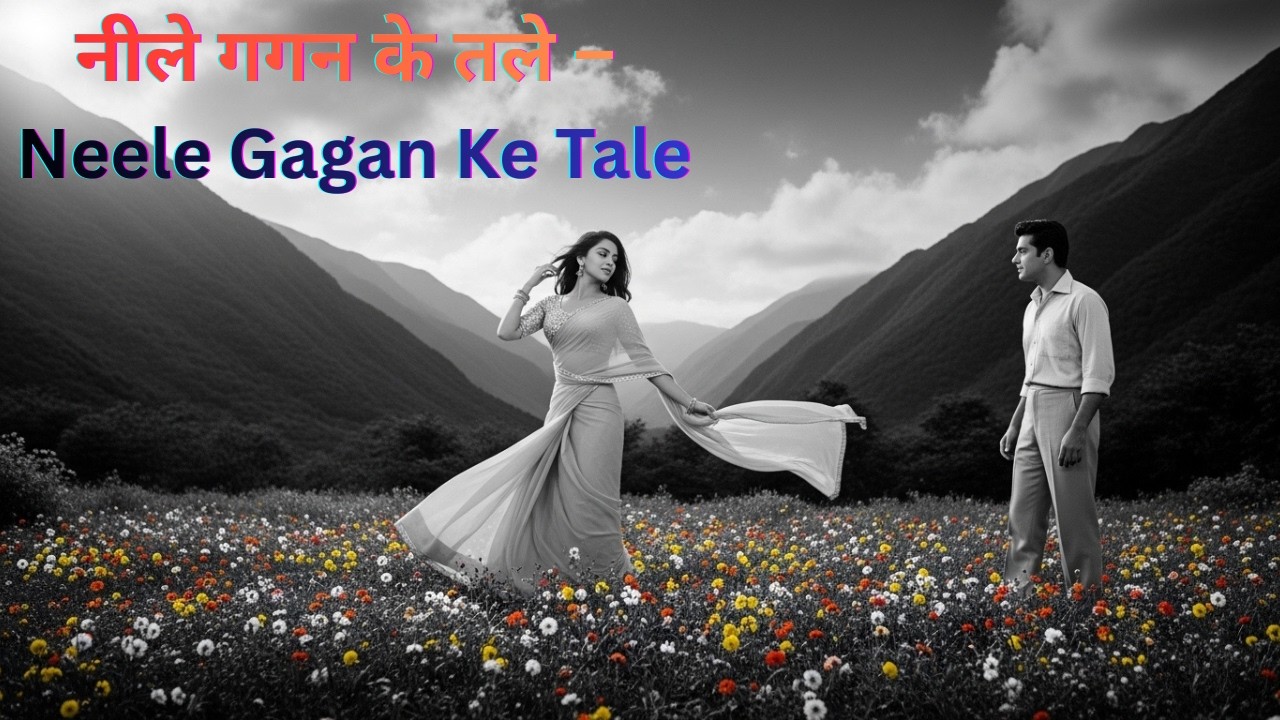 Neele Gagan Ke Tale | Old Hindi Romantic Song | Heart Touching 60s-70s Vibe Love Song