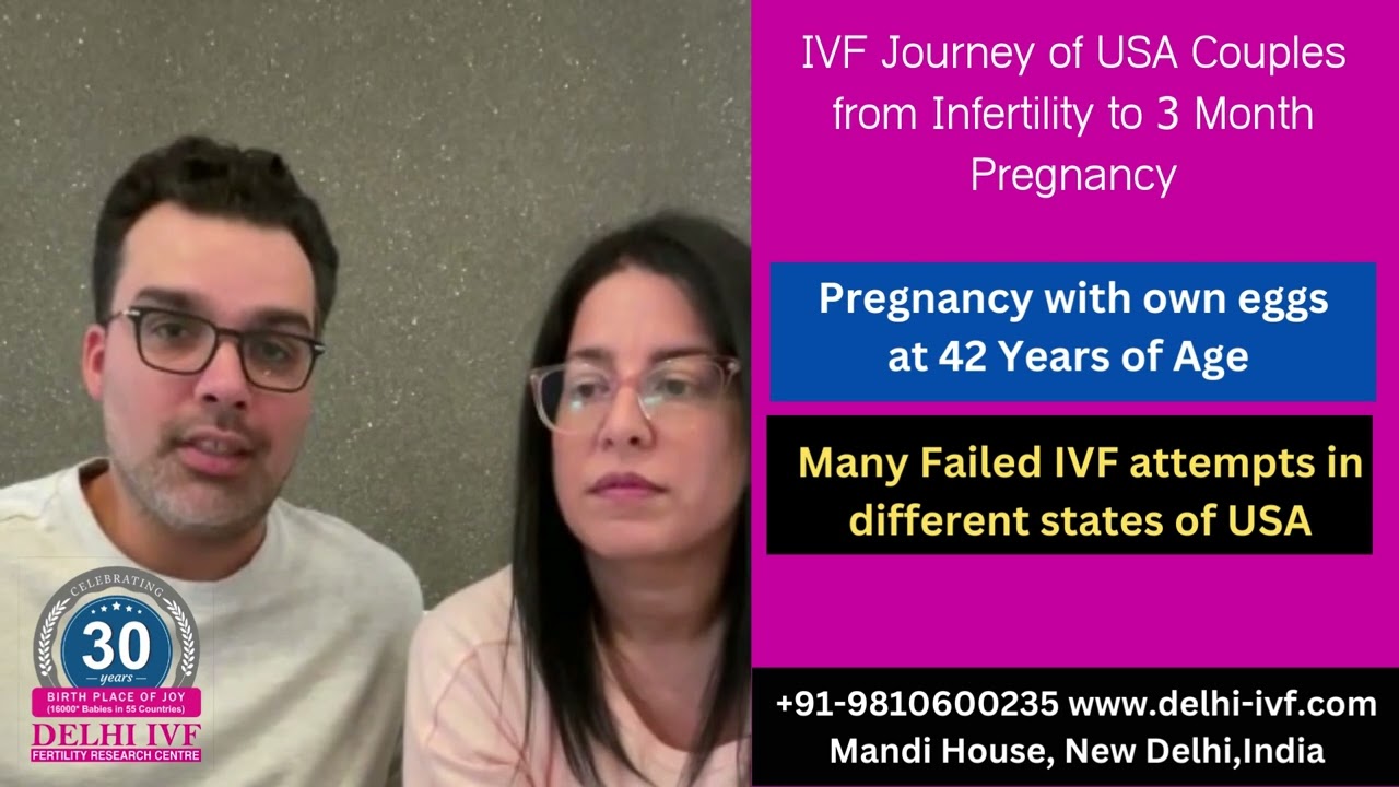 IVF treatment in India | Journey of USA couple who got IVF Success in India at First Attempt