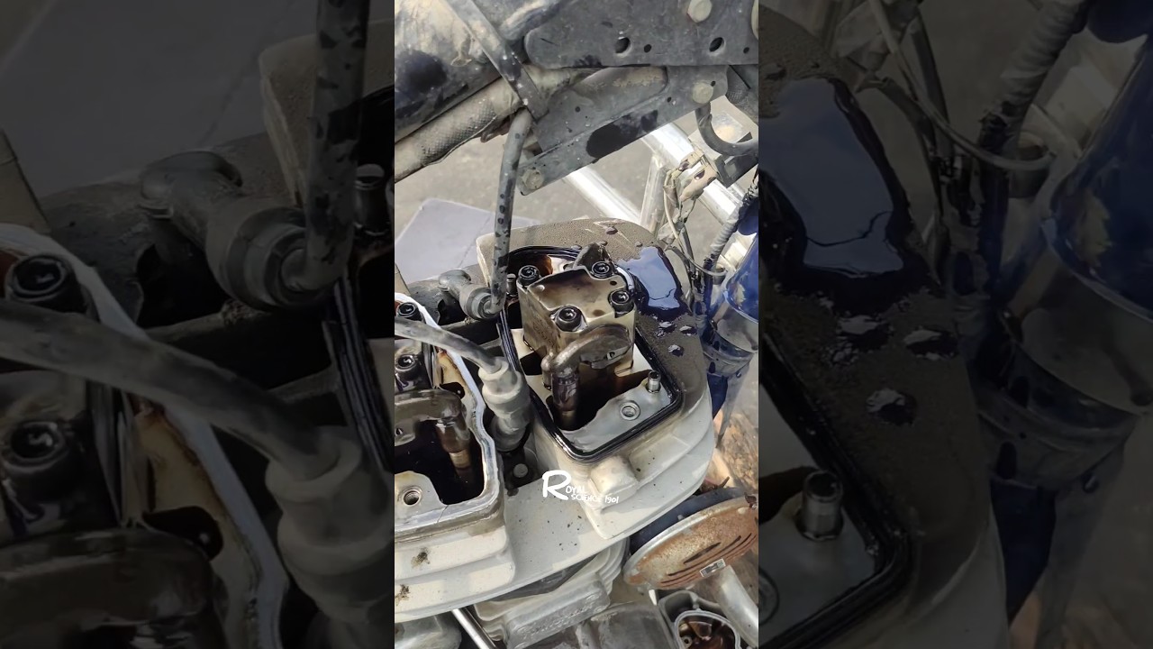 Hydraulic Tik Tik Sound 🤔😲 ||Tappet Noise in Royal Enfield #viral #modify #trending #bullet #shorts