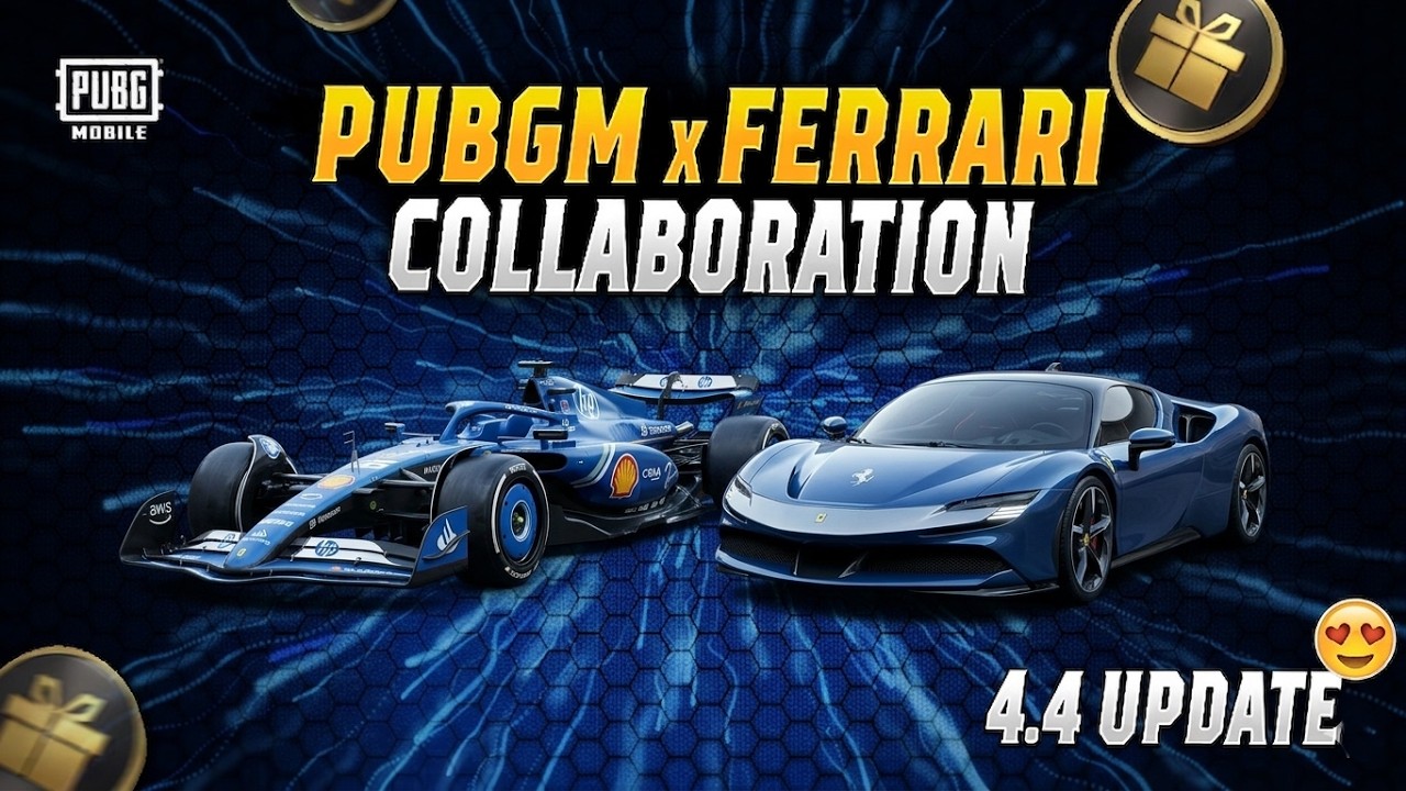 Обновление PUBG Mobile 4.4 🚗 Подтверждено сотрудничество с Ferrari Supercars 😱 Подробности!
