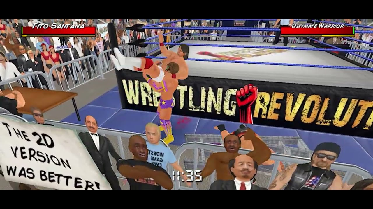 D.I.W Friday Night Smackdown: Open Mike vs Tito Santana Vs Ultimate Warrior Triple Threat Match