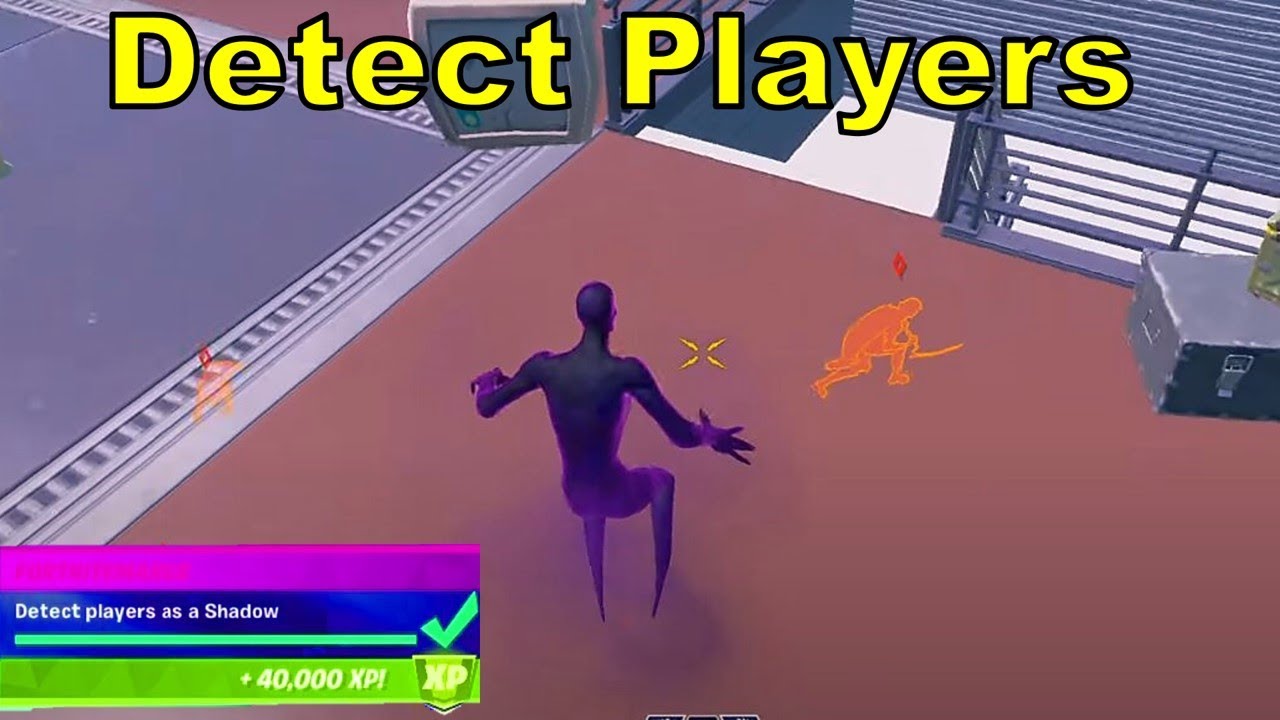 How to Detect players as a Shadow! Fortnitemares Challenges
