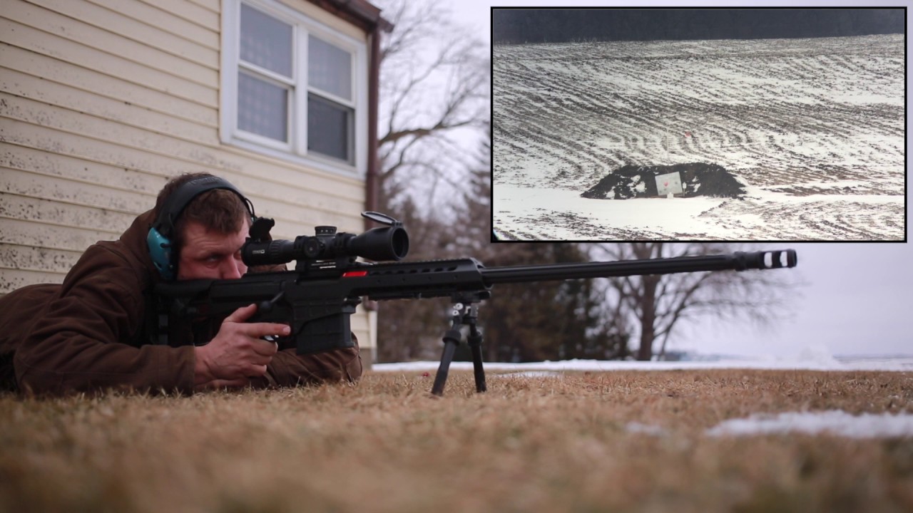 Barrett m98b shooting trace  with 300gr Berger Hybrids