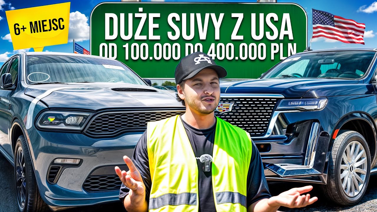 Duże, rodzinne 6+ osobowe SUVY na aukcji COPART W USA! (DURANGO, CADILLAC, OUTLANDER, GLS)